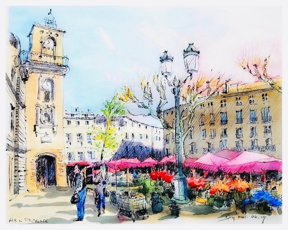 Zola Studio Fenetre Aveugle Aix-en-Provence Kültér fotó